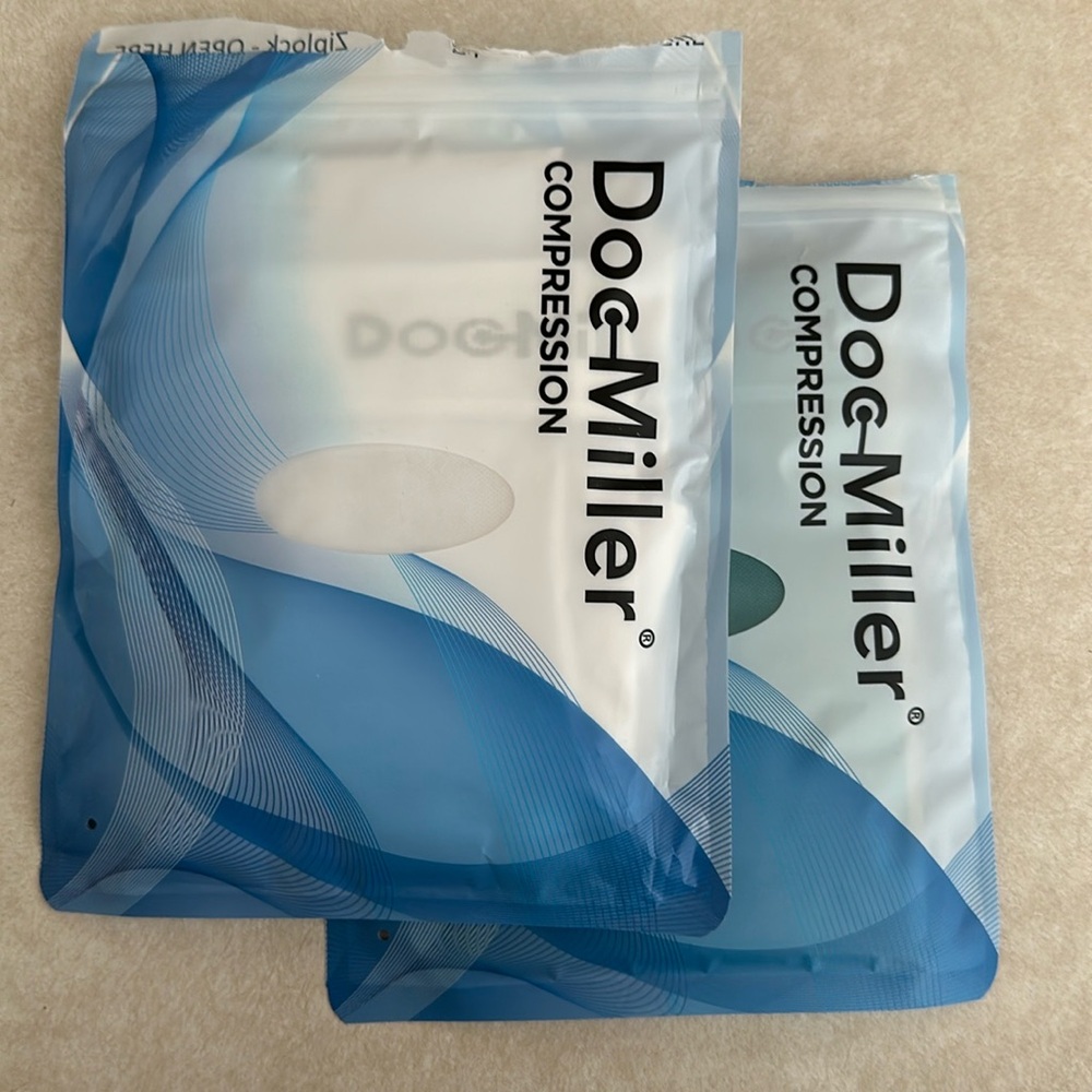 Doc Miller Open Toe Compression Socks M tall, L tall